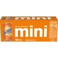 Sunkist Orange Mini Soda Pop, 7.5 Fl Oz, 10 Pack Cans