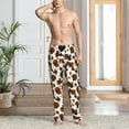 thumbnail image 6 of Lsque Cow Tie Dye Print Men's Pajama Pants, Lounge Pant - Comfortable Home Wear,Elastic Waistband, Stylish Design-Medium, 6 of 9