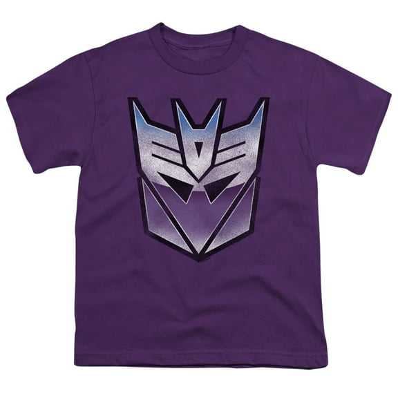 Transformers - Vintage Decepticon Logo - Youth Short Sleeve Shirt - Large
