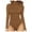 Khaki, variant on Hwmodou Women Jumpsuits Womens Round Neck Turtleneck Long Sleeve Bodysuit Sexy Bottoming Shirt Jumpsuit Office Work Casual Bodysuits For Woman