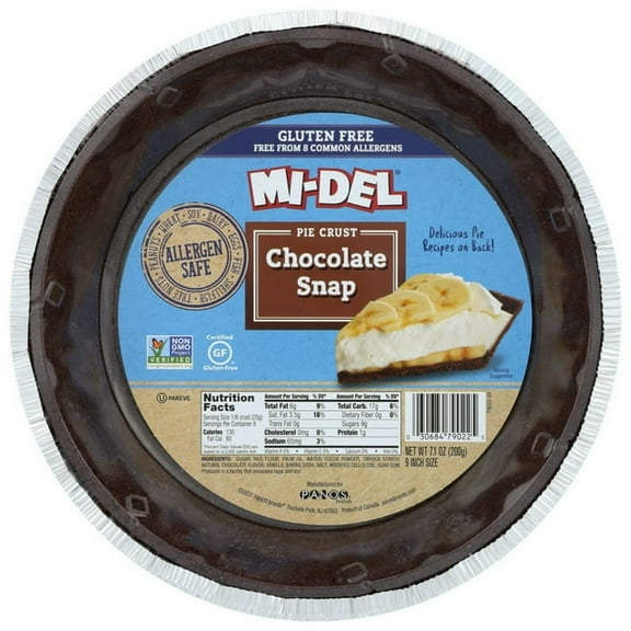 Mi-del Gluten Free Chocolate Snaps Pie Crust 7.1oz