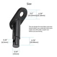 thumbnail image 4 of fashionhome Bicycle Rear Racks Coupler Bike Rear Axle Trailer Hitch Mount Adapter Bike Cycling Accessory Without Buckle, 4 of 5