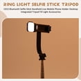 thumbnail image 4 of C01S Bluetooth Selfie Stick de Mano en Soporte de Teléfono Móvil de Escritorio Integrado Trípode Accesorios de Luz de Relleno, 4 of 5