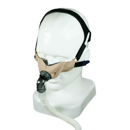 Circadiance SleepWeaver Elan Soft Cloth Nasal CPAP Interface - Beige Starter Kit - 100563