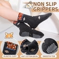 thumbnail image 3 of 12 Pairs Baby Girls Grips Socks Kids Toddlers Infants Anti Slip Non Skid Funny Cartoon Crew Breathable Cotton Socks, 3 of 6
