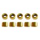 thumbnail image 1 of 10PCS Anillos de cerámica de guía de caña de pescar Sunnimix Cilíndrico Dorado 05, 1 of 5