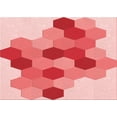 thumbnail image 1 of Ahgly Company Machine Washable Indoor Rectangle Transitional Flamingo Pink Area Rugs, 2' x 4', 1 of 7