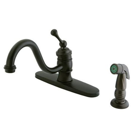 Kingston Br Vintage Oil Rubbed Bronze 8 Inch Centerset Kitchen Kingston Br Vintage Oil Rubbed Bronze 8 Inch Centerset Kitchen Faucet
