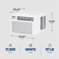 thumbnail image 3 of GE 17300BTU Window Air Conditioner 1000 Sq Ft Rooms (Certified Refurbished), 3 of 12