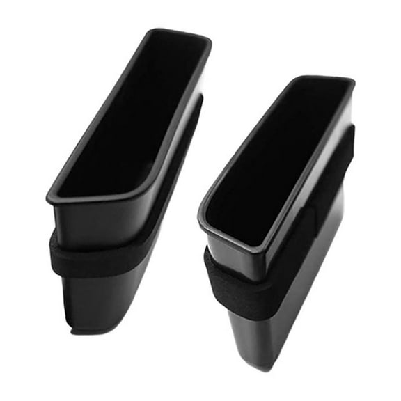 2Pcs Door Side Organizer Tray Black for  Direct Replacement