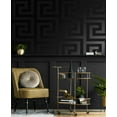 thumbnail image 5 of NextWall Dark Onyx Geometric Maze Peel and Stick Wallpaper - 20.9 in. W x 18 ft. L Roll, 5 of 7