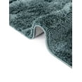 thumbnail image 7 of Unique Loom Floral Shag Collection Area Rug - Carved (4' x 6' Rectangle Blue), 7 of 7