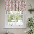 thumbnail image 4 of Romantic Floral Curtain Valance for Kitchen and Coffee Shop with Translucent Design - Adds Style and Privacy, 4 of 8