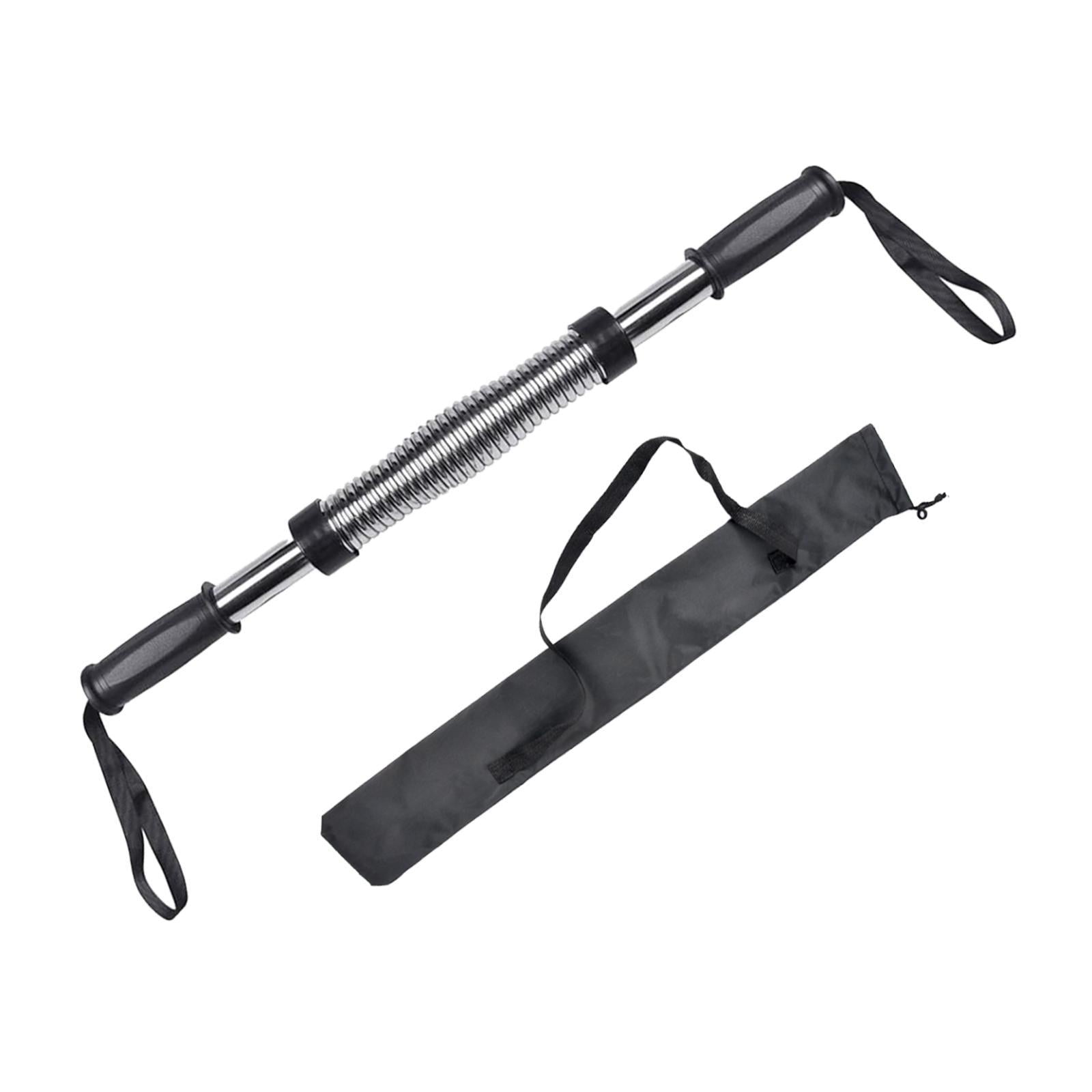GARENDE Power Bar Chest Expander Fitness Muscle Training Upper Body Exercise 40kg Black 60cm