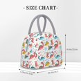 thumbnail image 2 of Gaeub Dinosaur Lunch Bag Water-Resistant, Leakproof, Durable, with Spacious Main Compartment and Front Pocket, for School, Work, Picnic, Outdoor Use-One Size, 2 of 6