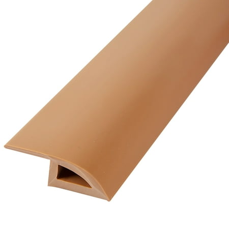 

10/15mm Floor Transition Strip Self-Adhesive Waterproof PVC Cuttable Wear-resistant Sealing Universal Carpet to Tile Floor Doorway Threshold Strip Home Supplies