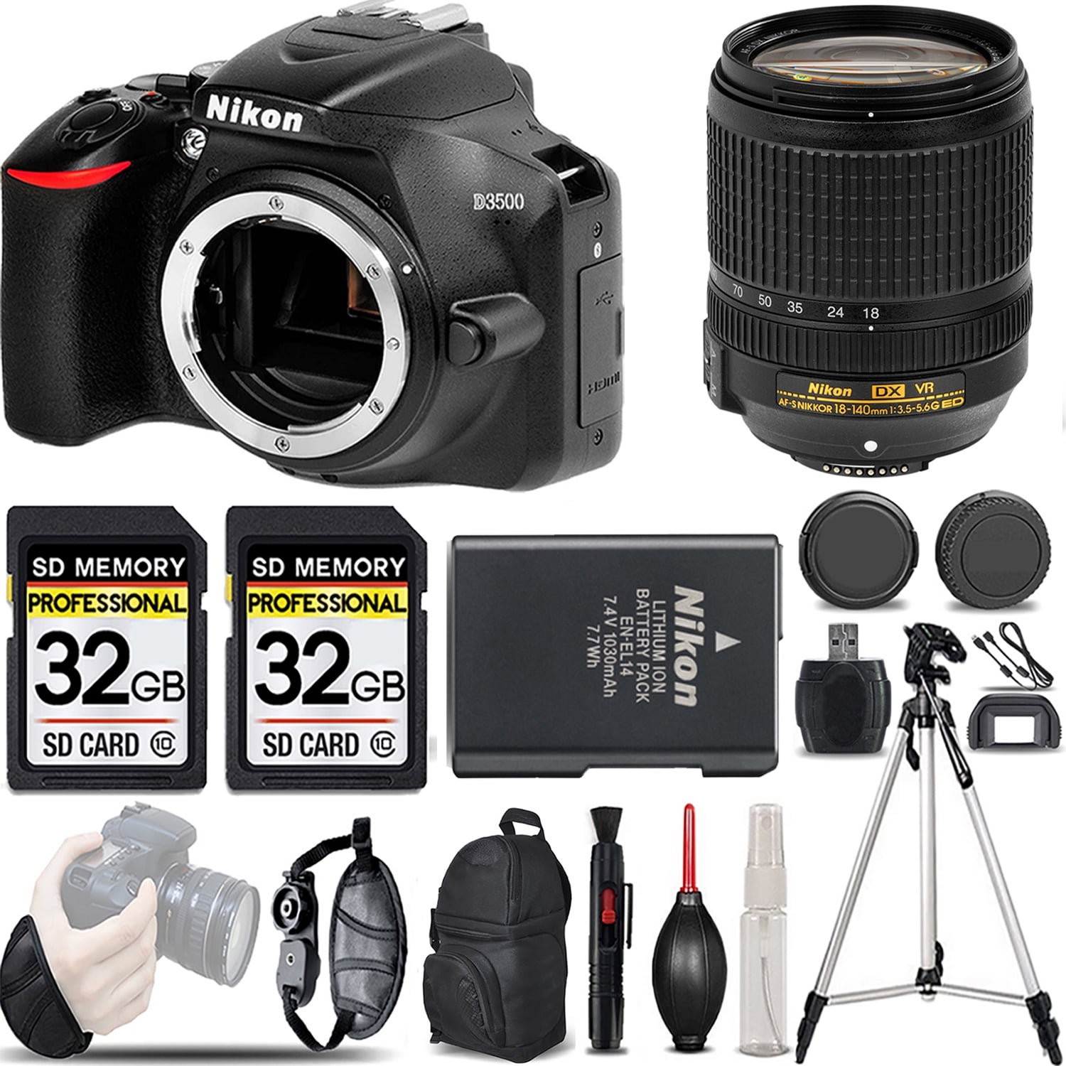 Nikon D3500 DSLR Digital Camera for Beginners with 18-55mm Lens