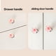 thumbnail image 5 of Botón de inodoro con diseño floral, pulsador universal para abrir el tanque del baño, diseño de uñas con estilo, decoración elegante para el hogar, dispositivo de control de descarga, sistema de desc, 5 of 8