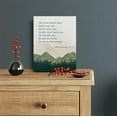 thumbnail image 2 of Bible Verse Canvas Print Decor the Lord Himself Goes Before You Deuteronomy 31:8 Wall Painting Posters Artwork 12X15 Watercolor Home Office Decoration (Framed)\u2026, 2 of 6