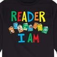 thumbnail image 3 of Dr. Seuss - Reader I Am  - Toddler And Youth Long Sleeve Graphic T-Shirt, 3 of 6