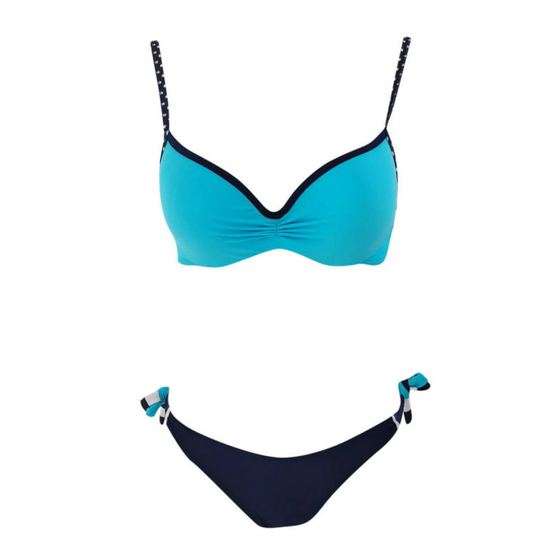 Women´s Padded Push-up Bra Bikini Set Swimsuit Bathing Suit