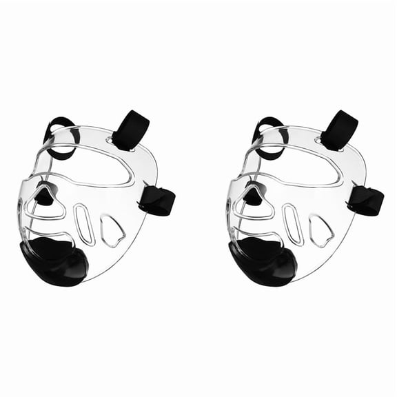 2X Taekwondo Face Mask Taekwondo Clear Detachable Protector Protective Mask for Sports Boxing Taekwondo  Adult