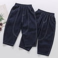 thumbnail image 6 of UJNDER Soft Denim Boy Pants Lightweight Straight Leg Everyday Comfort Trousers for Kids Boys Pants,Dark Blue_001,9-10 Years, 6 of 9