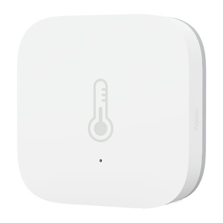 T1 Temperature and Humidity Sensor- Requires Aqara Hub, Supports Apple HomeKit, Alexa, Google, SmartThings - White