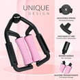 thumbnail image 3 of Yes4All Yoga Balance Board / Balance Foam Pad With Massage Roller - Large (Black), 3 of 7