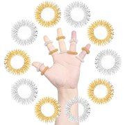 10 Unit Acupunture Accupressure Sujok Body Massage Ring Relief Stress USA SELLER