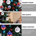thumbnail image 4 of 12 Uds. Adornos de bolas del Día de la Independencia colgantes accesorios decorativos para fiestas (estilo mixto), 4 of 6