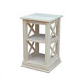 thumbnail image 3 of International Concepts Solid Wood Hampton Accent Table Includes Shelves, 3 of 9