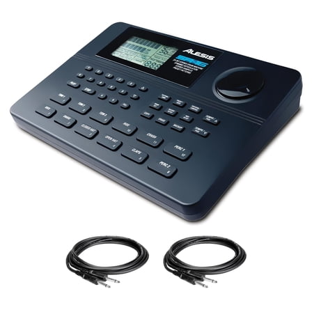 Alesis SR16 Drum Machine Bundle with 2 Instrument Cables