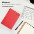 thumbnail image 1 of 2024 A5 Planner Notebook Diary Journal 150 páginas Horario en inglés (rojo), 1 of 5
