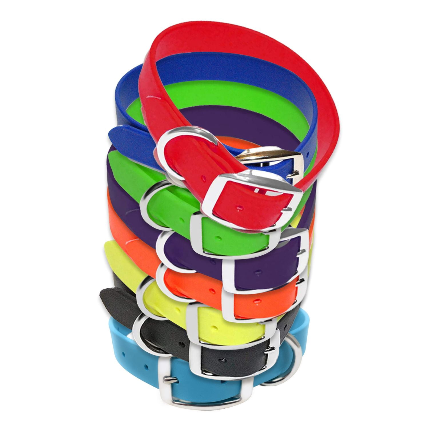 Regal Dog Products Waterproof Collar with Double Buckle and D Ring