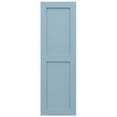 thumbnail image 6 of Ekena Millwork 12"W x 38"H True Fit PVC Two Equal Flat Panel Shutters, Peaceful Blue (Per Pair - Hardware Not Included), 6 of 10