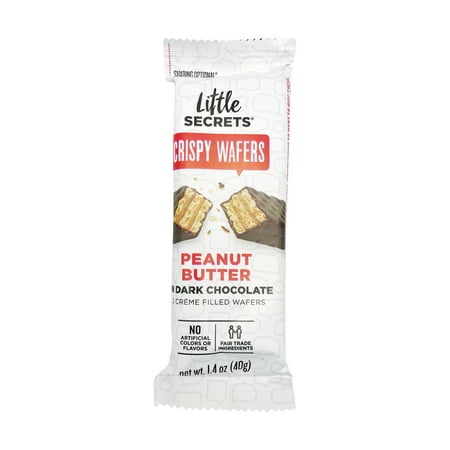 Pack of 2 - Peanut Butter With Dark Chocolate Crispy Wafers, 1.4