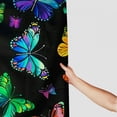 thumbnail image 3 of Orinice Butterflies Colorful Flying Bathroom Decor Set with Hooks, Premium Polyester Fabric Shower Curtain for Home Bathtubs, Waterproof and Easy to Maintain 36x72, 3 of 7