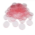thumbnail image 2 of HLONK Compteurs Ronds en Plastique 100 Pcs 19mm Bingo Transparents Comptage de Couleurs Compteurs de Jeu de Math Marqueurs, 2 of 9