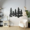 thumbnail image 5 of Evergreen Trees Metal Wall Art, 5 of 11