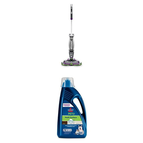 Fregona inalámbrica SpinWave Bissell PET con fórmula multisuperficie de 2,4 litros