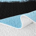 thumbnail image 5 of Homewish Watercolor Tie Dye Bed Spread Queen,Contemporary Artwork Queen Coverlet Set,Light Blue,3 Pieces, 5 of 7
