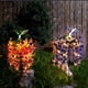 thumbnail image 3 of Paquete de 2 faroles solares con forma de mariposa, lámpara solar para decoración de exteriores, para jardín y patio, 3 of 5