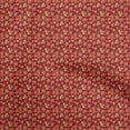thumbnail image 1 of oneOone Polyester Lycra Red Fabric Asian Japanese Floral Sewing Craft Projects Fabric Prints By Yard 56 Inch Wide, 1 of 4