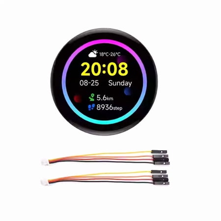 Esp32-S3 1.43-Inch Round LCD Screen Development Board Amoled Capacitive Touch Screen Supports Wifi Bluetooth A 1 * round screen with accessories