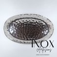 thumbnail image 4 of Full Polished Stainless Steel 18"X11" Oval Service Tray., 4 of 4