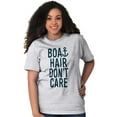 thumbnail image 4 of Boat Hair Don't Care Ocean Vibes Cute Women's Plus Size Graphic Tee Brisco Brands 2X, 4 of 4