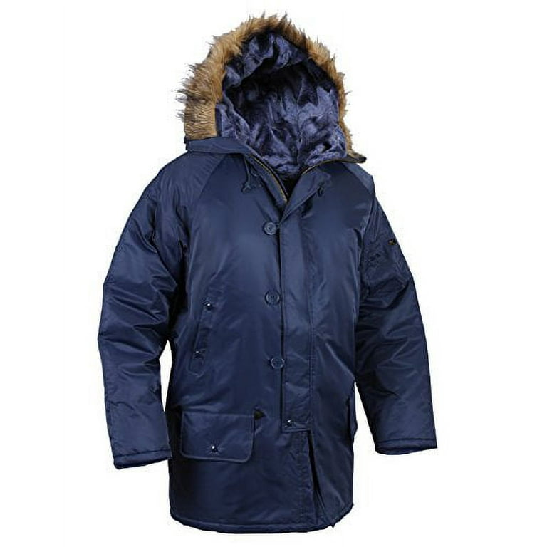 N 3B Snorkel Parka Flight Jacket Navy Blue 3XL