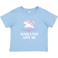 thumbnail image 3 of Inktastic Memaw and Pops Girl Unicorn Girls Baby T-Shirt, 3 of 5