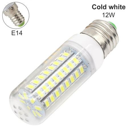 

LED Corn Light Bulb Portable Transparent Cover Lighting Night Lamp Home Decoration E14 12W